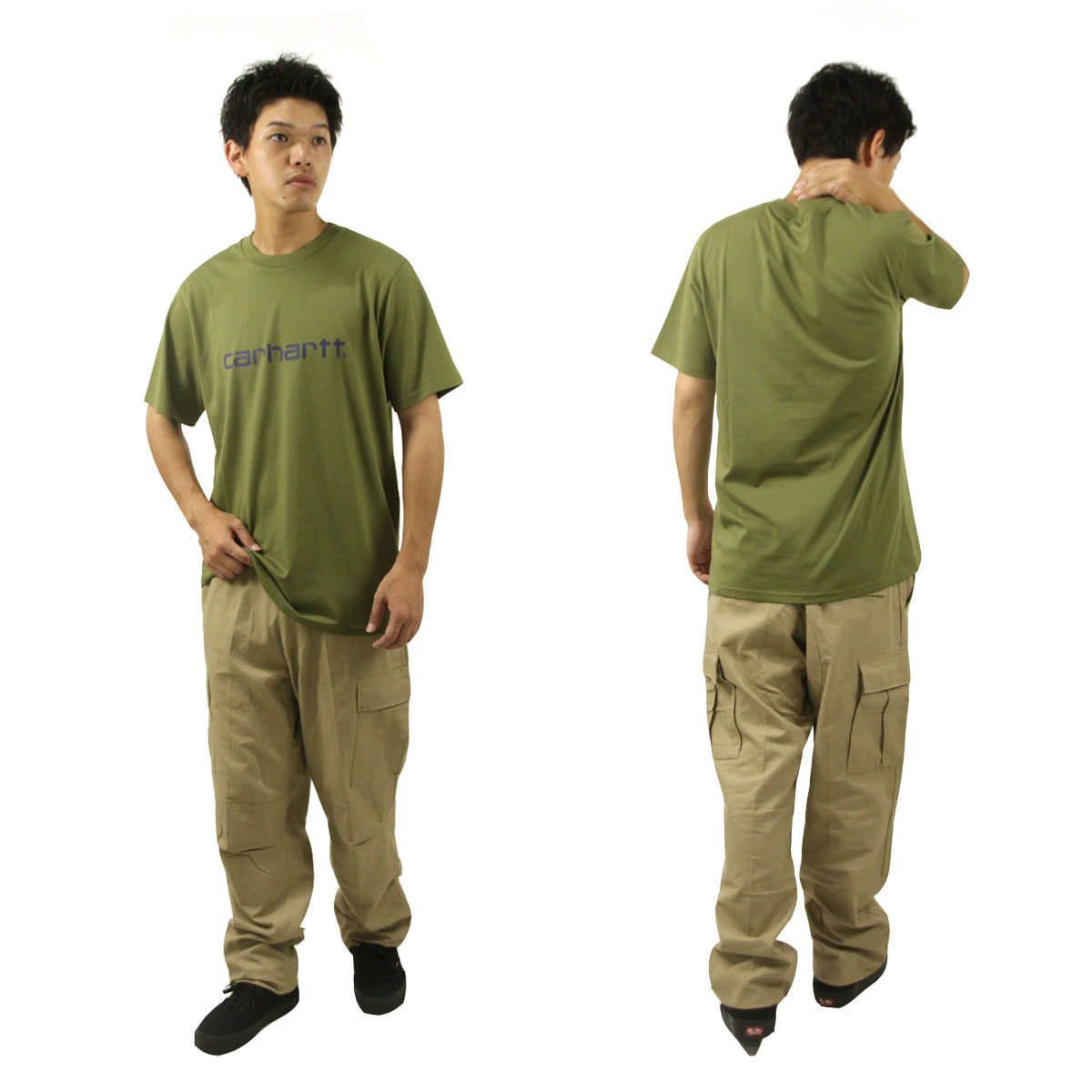 ϡ  ȾµT  CARHARTT WIP 롼ͥå  SHORT SLEEVE SCRIPT T-SHIRT CAPULET / AURA I031047 2I9XX