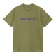 ϡ  ȾµT  CARHARTT WIP 롼ͥå  SHORT SLEEVE SCRIPT T-SHIRT CAPULET / AURA I031047 2I9XX