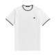 եåɥڥ꡼  ȾµT Ź FRED PERRY 롼ͥå ݥ  TWIN TIPPED SHORT SLEEVE T-SHIRT M1588 100 WHITE