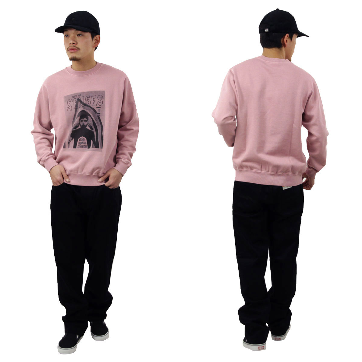 �̡��ǥ��������� ��� �������å� ��������Ź Nudie Jeans �ȥ졼�ʡ� Ĺµ ���롼�ͥå� LASSE ISSUE 2 SWEAT FLEECE 150530 P20 PAPER PINK