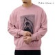 �̡��ǥ��������� ��� �������å� ��������Ź Nudie Jeans �ȥ졼�ʡ� Ĺµ ���롼�ͥå� LASSE ISSUE 2 SWEAT FLEECE 150530 P20 PAPER PINK
