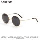 С SABRE Ź 󥰥饹 ᤬ JEREMY MATTE GOLD METAL FRAME GREY LENS SUNGLASS SV260-1371J A55B B3C C3D D1E E13F