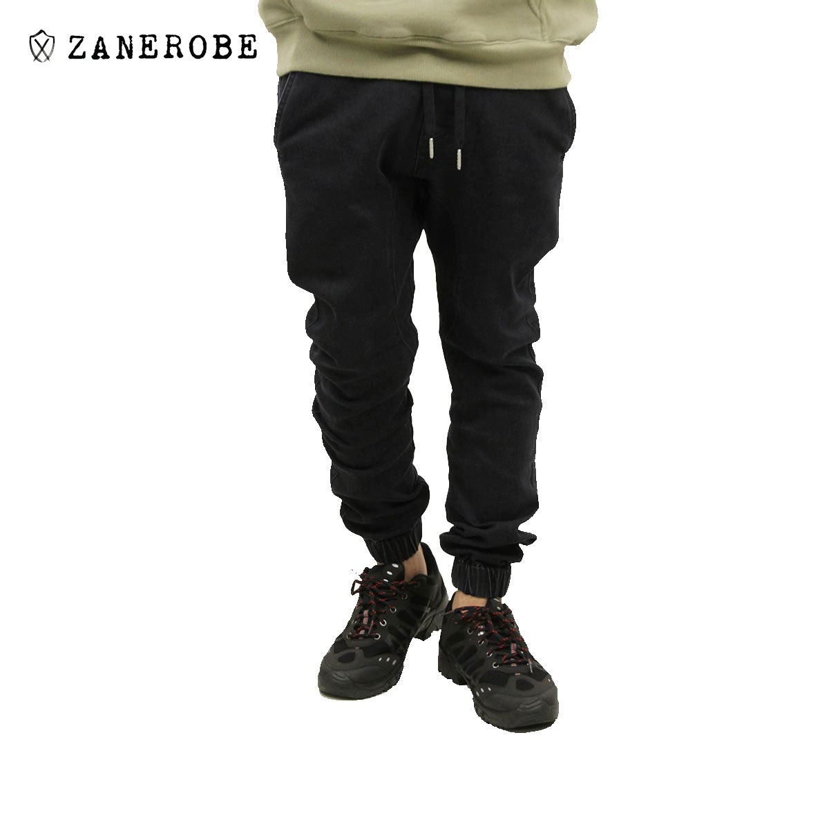 ��������� ������ ��� ��������Ź ZANEROBE ���奢����å� �ܥȥॹ ���祬���ѥ�� SURESHOT DENIM JOGGER PANTS 718JP-FLD BLACK WASH A13B B1C C2D D1E E13F