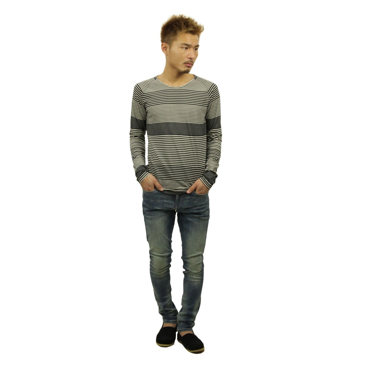 ̡ǥ T  Ź Nudie Jeans ĹµT Otto Raglan 131410 4035 Offwhite