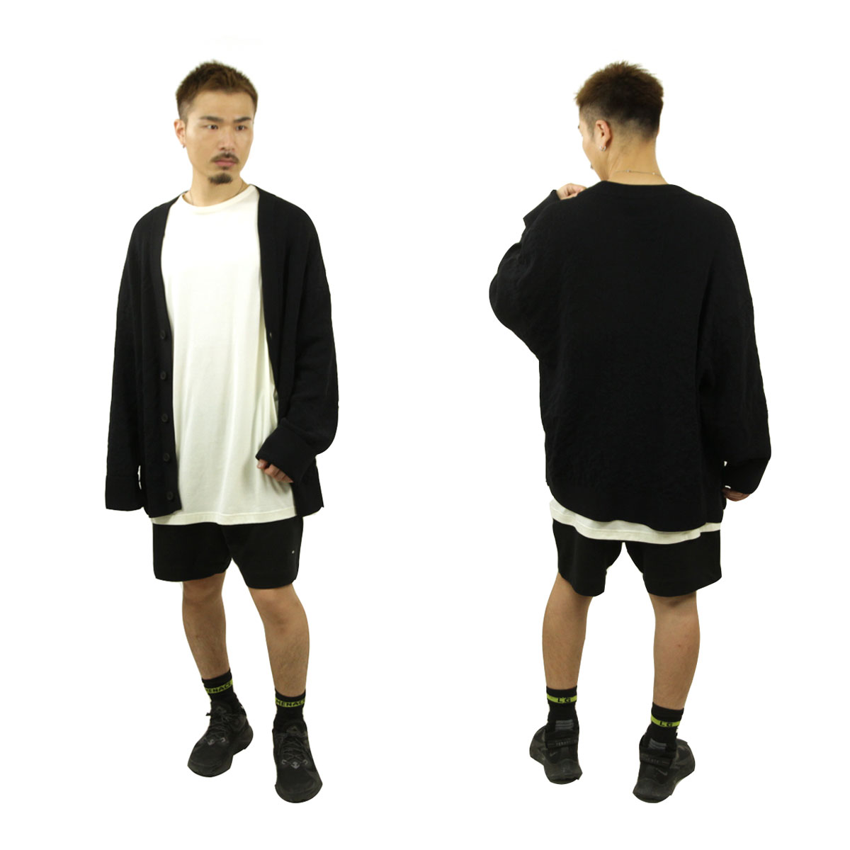 �磻���꡼ ��� �����ǥ����� ������ Y-3 �˥å� �������� KNIT LOOSE FIT CARDIGAN H63088 BLACK