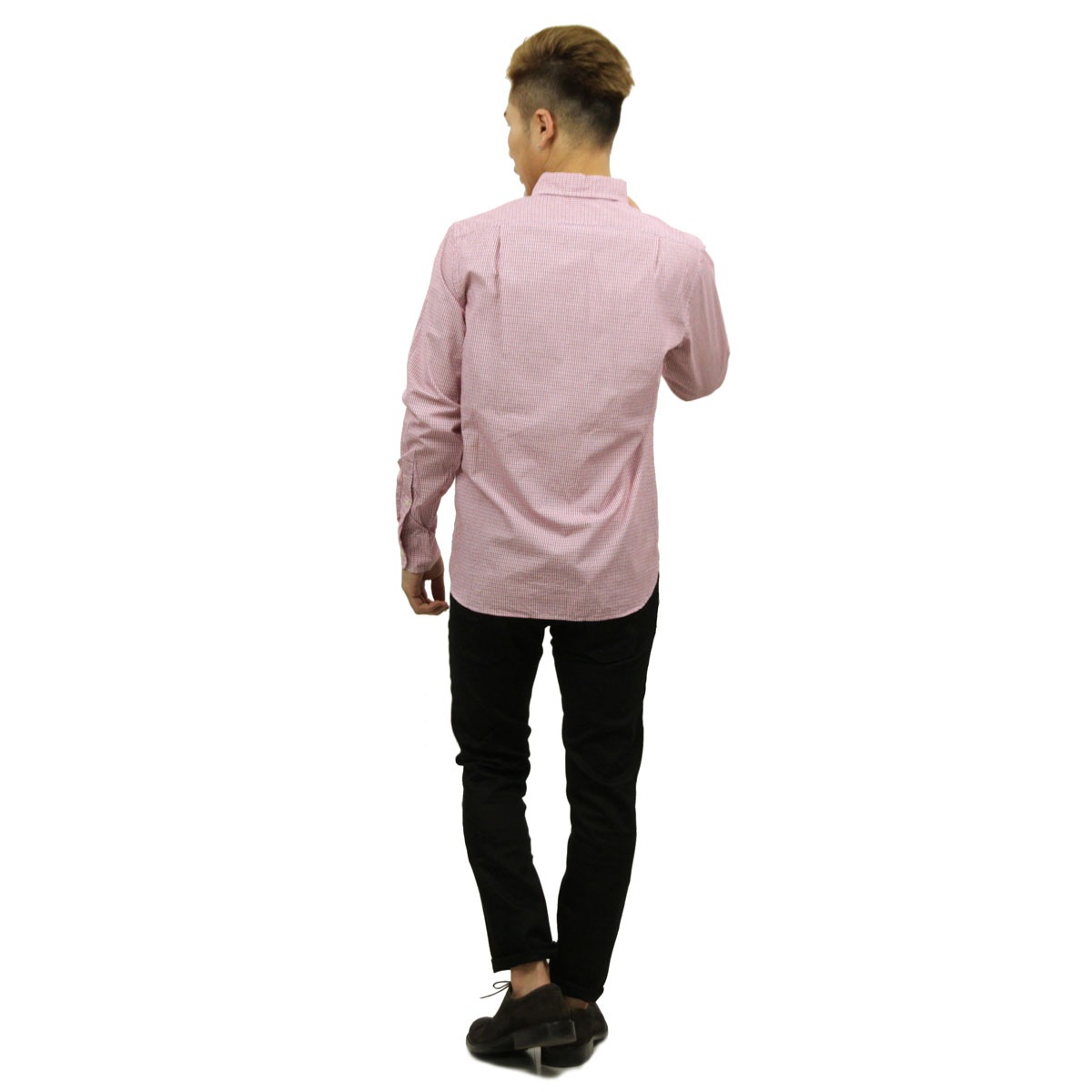 ���������롼 ����� ��� ������ J.CREW Ĺµ����� �ܥ�������󥷥��  SLIM WASHED CHECK SHIRT PINK A38B B1C C1D D6E E11F