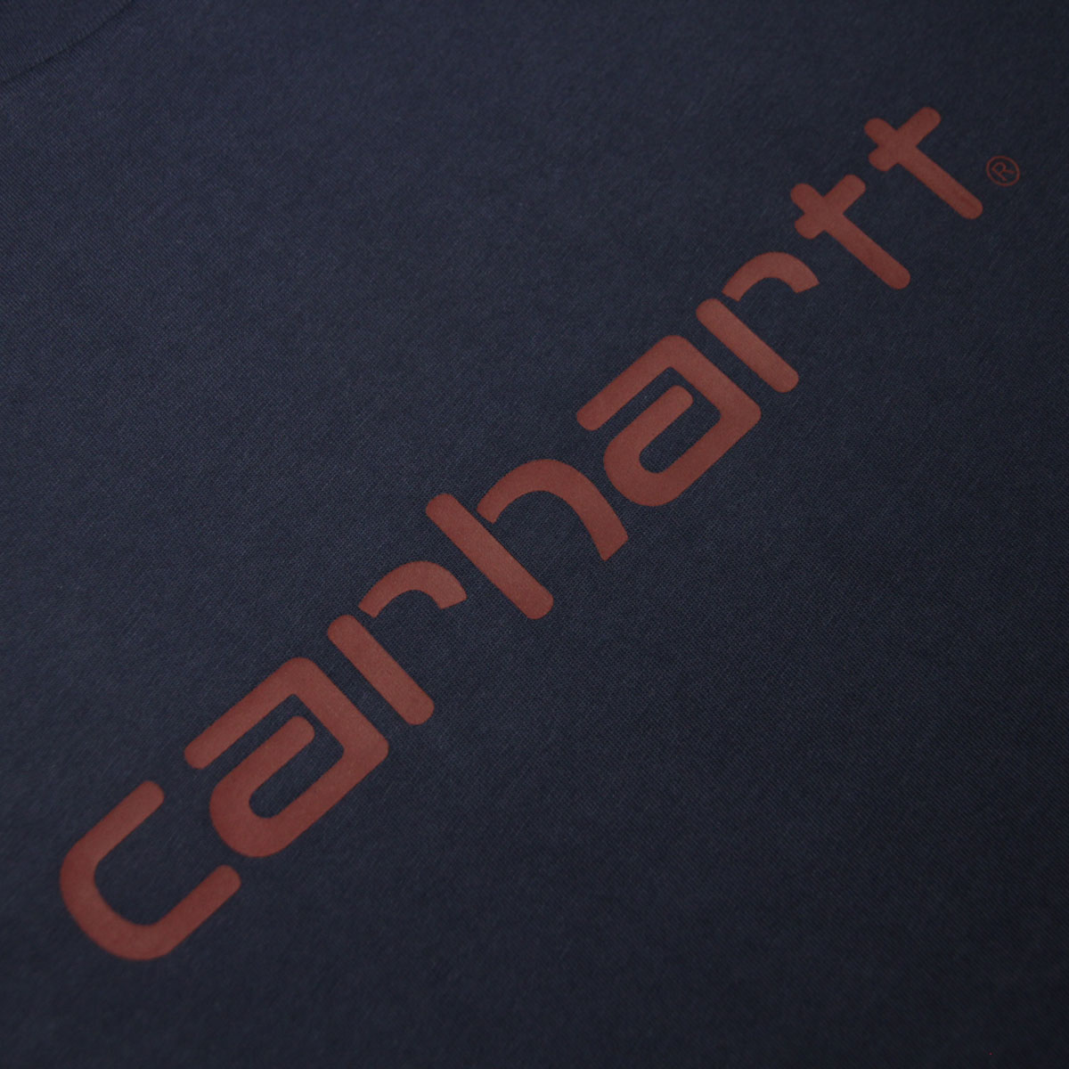 ϡ  ȾµT  CARHARTT WIP 롼ͥå  SHORT SLEEVE SCRIPT T-SHIRT AIR FORCE BLUE / MALBEC I031047 2DDXX