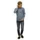 ����ꥫ�󥤡����� AMERICAN EAGLE ������ ��� �ܥ��������Ĺµ����� AE Plaid Poplin Button-Down Shirt 0153-1272-307 A04B B1C C1D D6E E07F