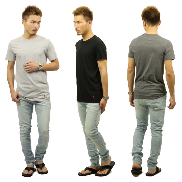 �ݥ� ���ե������ T����� ������ POLO RALPH LAUREN ȾµT����� ������������� 3 PACK P3 CLASSIF FIT CREWS T-SHIRT NCCNP3 9OD ANDOVER HEATHER/MADISON HEATHER/POLO BLACK ASSORT A05B B1C C1D D1E E00F