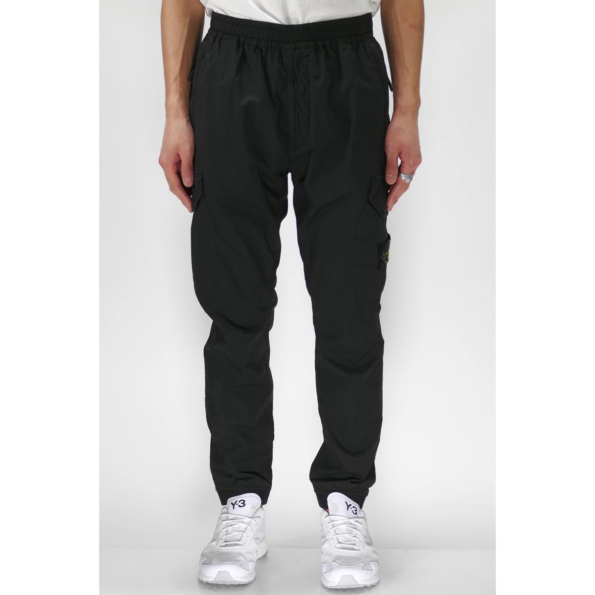 ���ȡ��󥢥����� �ѥ�� ��� ������ STONE ISLAND �ܥȥॹ �������ѥ�� CARGO PANTS BLACK PANTALONE NERO 31403 V0029 AB4B B1C C2D D3E E13F