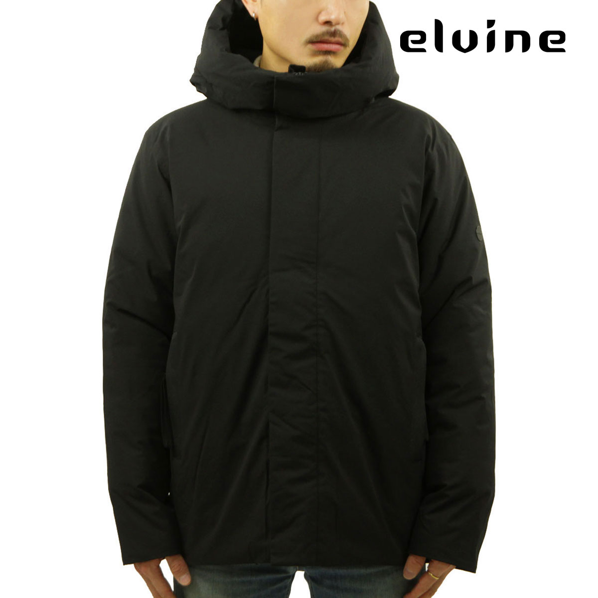 Х   Ź elvine ʥ󥸥㥱å ENNIS NYLON JACKET T-SPIN LIGHT 5000 330432 110 BLACK A91B B1C C1D D4E E13F