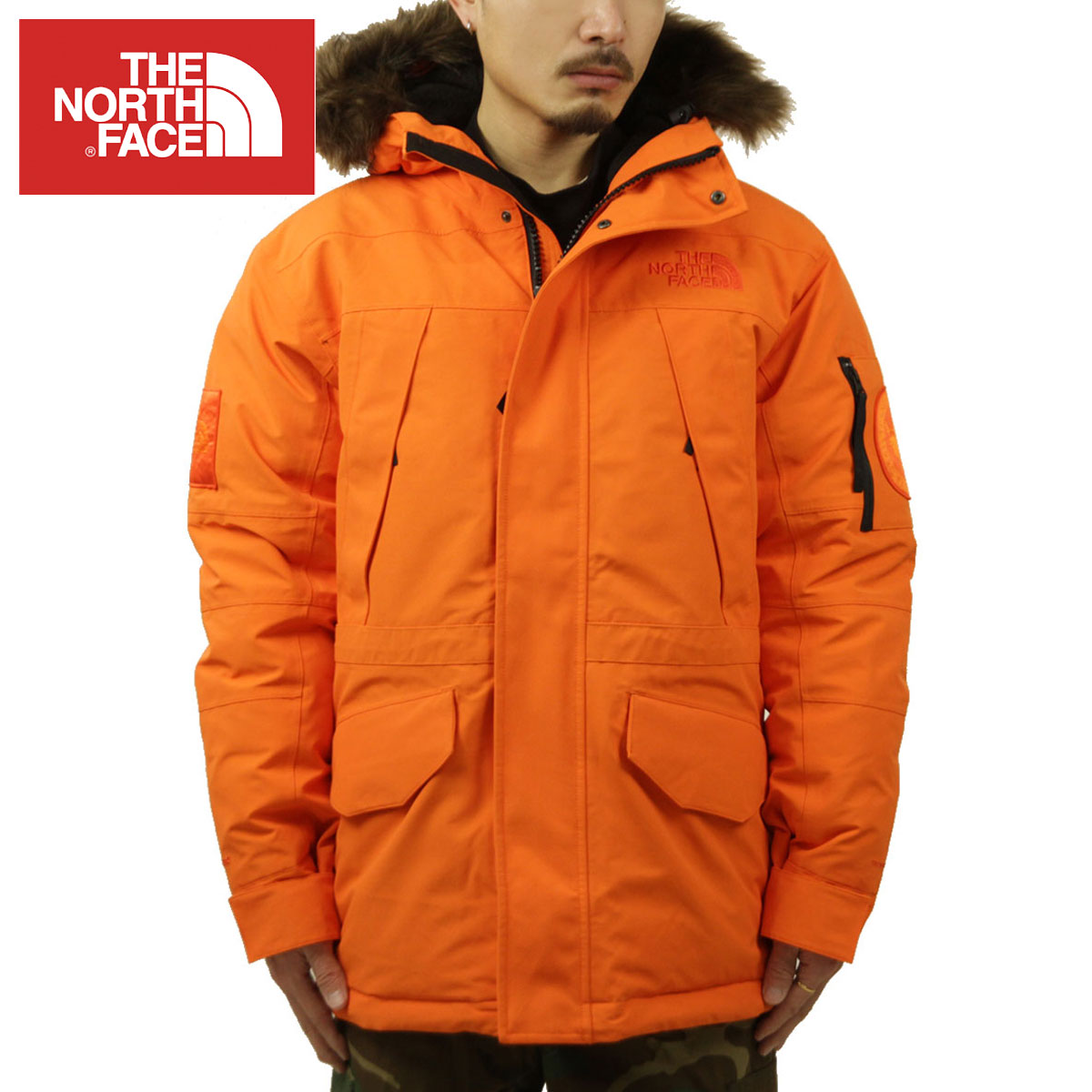 �Ρ����ե����� �����󥸥㥱�å� ��� ������ THE NORTH FACE �ޥ��ޡ��ɥѡ��� �������� M EXPEDITION MCMURDO PARKA NF0A5GFA A6M RED ORANGE A14B B1C C1D D4E E10F