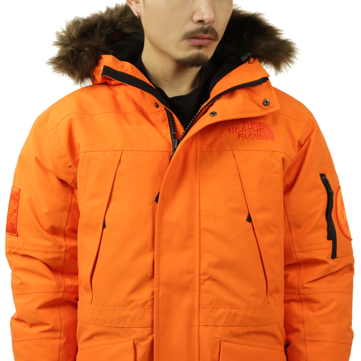 �Ρ����ե����� �����󥸥㥱�å� ��� ������ THE NORTH FACE �ޥ��ޡ��ɥѡ��� �������� M EXPEDITION MCMURDO PARKA NF0A5GFA A6M RED ORANGE A14B B1C C1D D4E E10F