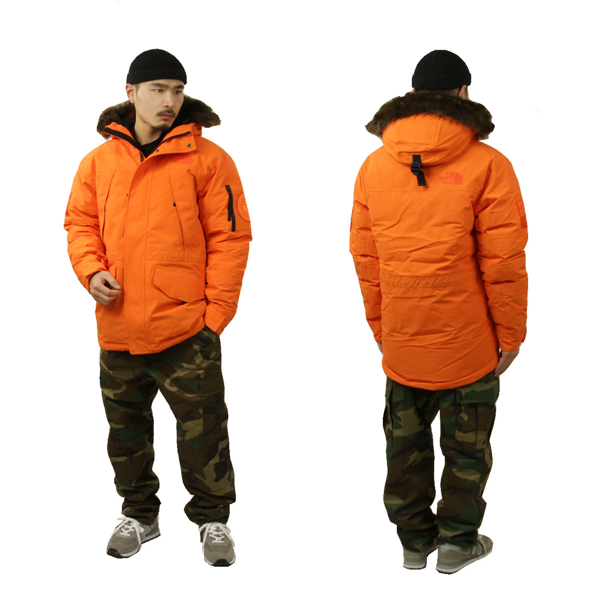 �Ρ����ե����� �����󥸥㥱�å� ��� ������ THE NORTH FACE �ޥ��ޡ��ɥѡ��� �������� M EXPEDITION MCMURDO PARKA NF0A5GFA A6M RED ORANGE A14B B1C C1D D4E E10F