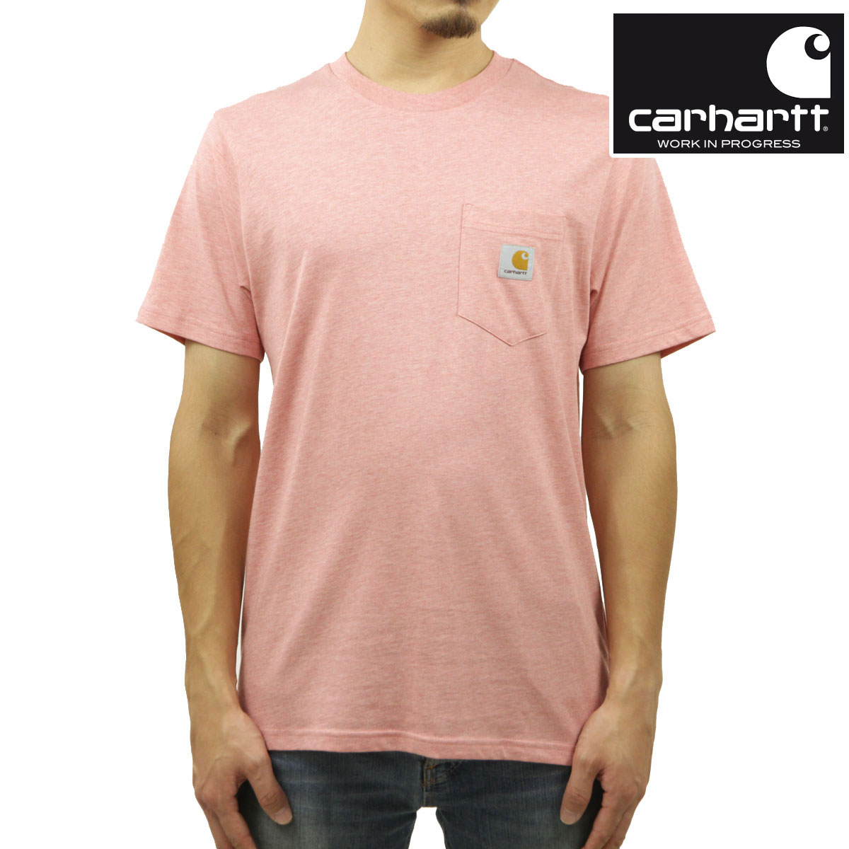 �����ϡ��� T����� ��� ������ CARHARTT WIP ȾµT����� �ݥ��å�T����� �ݥ�T ���롼�ͥå� S/S POCKET T-SHIRT ROTHKO PINK HEATHER I022091 0TUXX AB0B B1C C1D D1E E11F