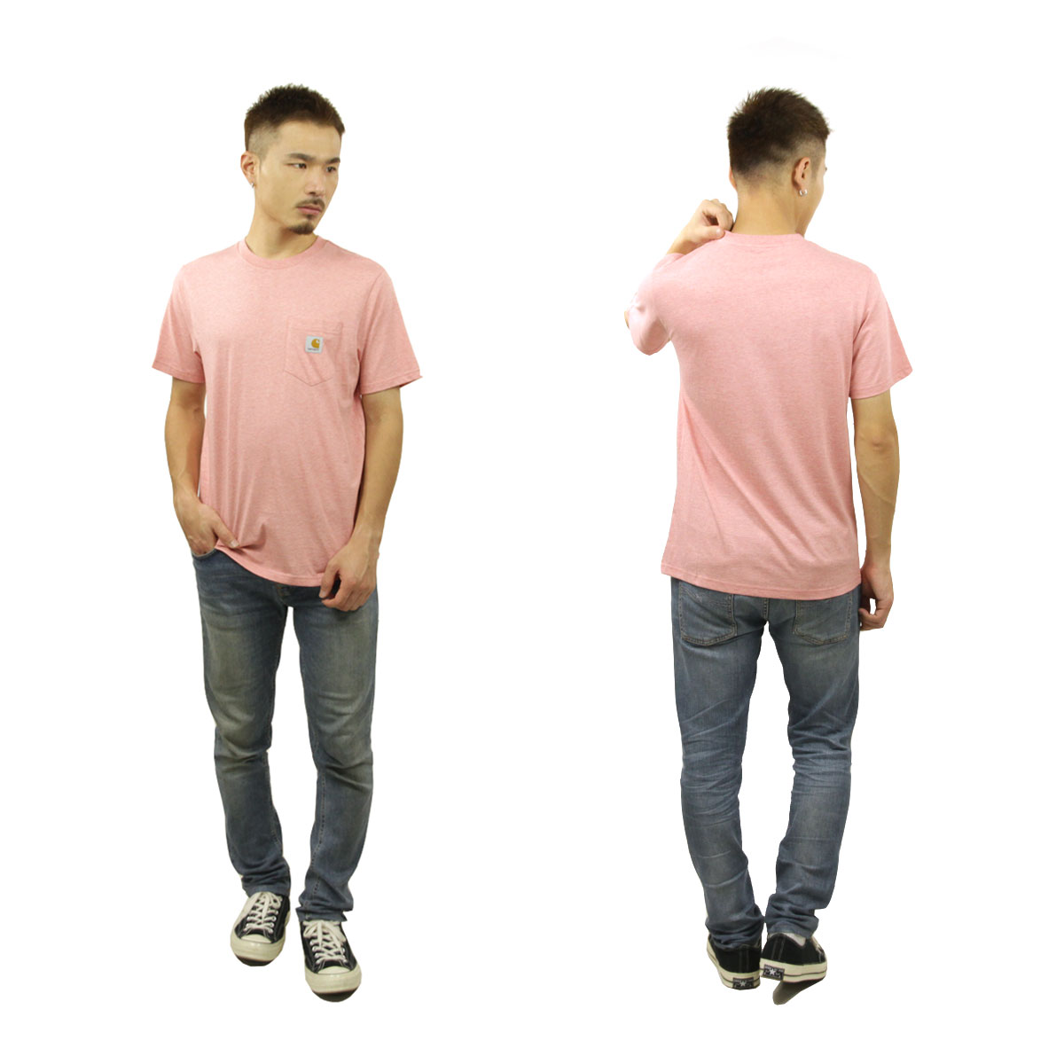 �����ϡ��� T����� ��� ������ CARHARTT WIP ȾµT����� �ݥ��å�T����� �ݥ�T ���롼�ͥå� S/S POCKET T-SHIRT ROTHKO PINK HEATHER I022091 0TUXX AB0B B1C C1D D1E E11F