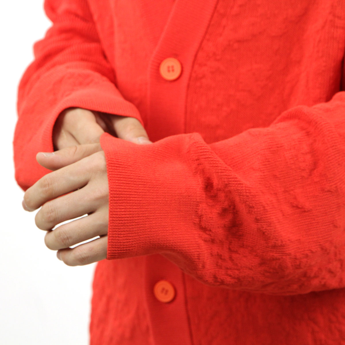 磻꡼  ǥ  Y-3 ˥å  KNIT LOOSE FIT CARDIGAN IB4791 SEMI SOLAR RED