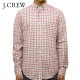 ���������롼 ����� ��� ������ J.CREW Ĺµ����� �ܥ�������󥷥��  LIGHTWEIGHT CHECK SHIRT RED-BLUE A38B B1C C1D D6E E11F