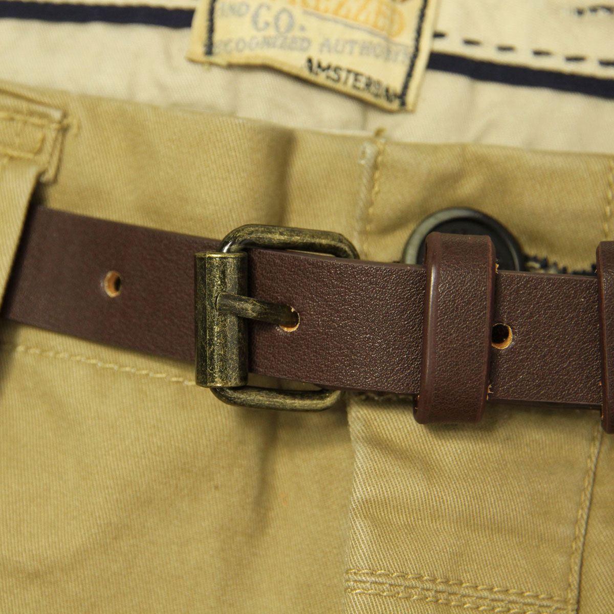 �ǥ����ȥ쥹 ���Υѥ� ��� ��������Ź DSTREZZED �ܥȥॹ  STRETCH TWILL CHINO PANTS AND BELT 501146AW17 50 KHAKI A90B B1C C2D D2E E05F