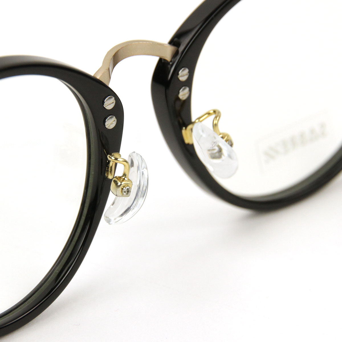 С SABRE Ź 󥰥饹 ᤬ THE FUDGE BLACK-MATTE GOLD METAL FRAME CLEAR LENS RX SV226-112J A55B B3C C3D D1E E13F