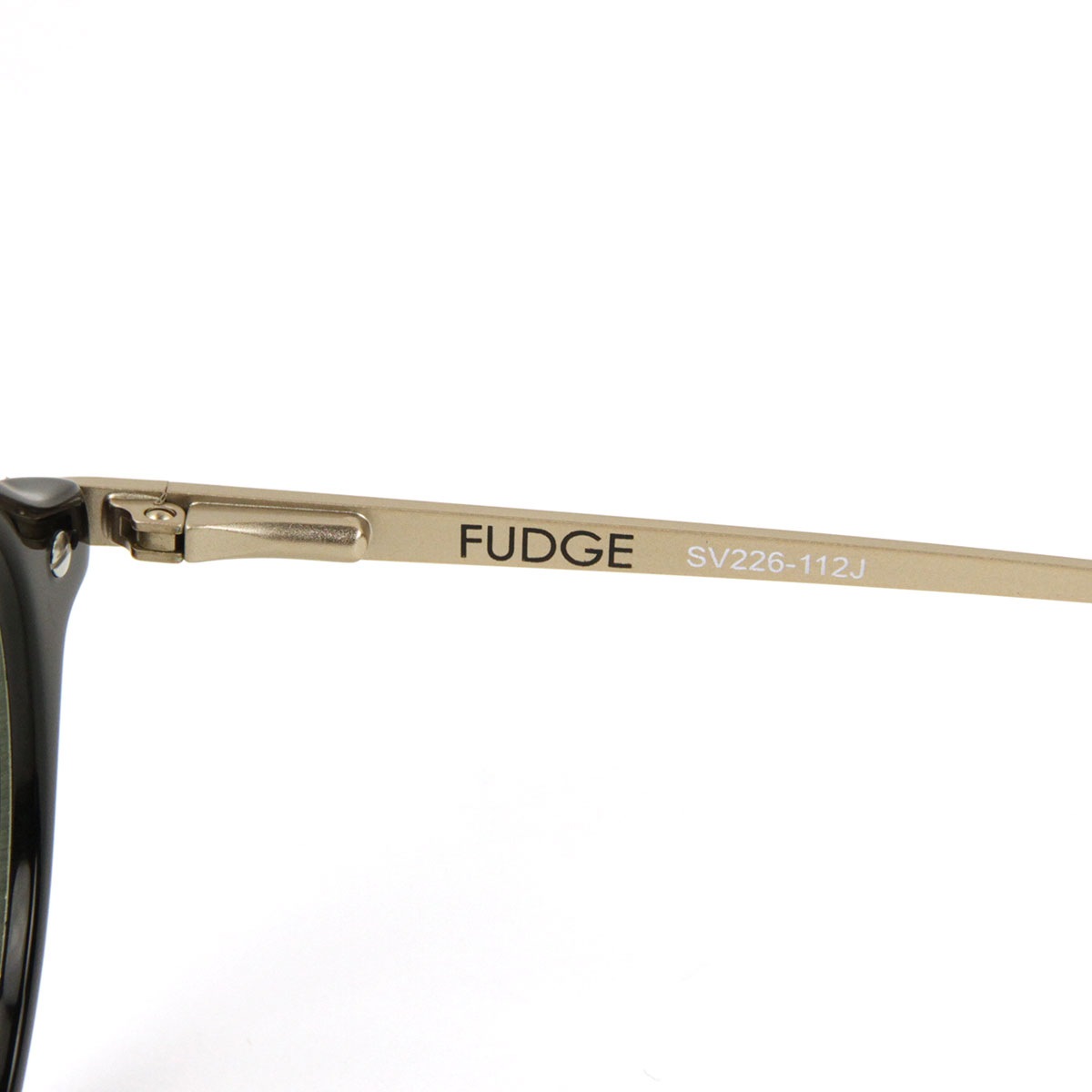 С SABRE Ź 󥰥饹 ᤬ THE FUDGE BLACK-MATTE GOLD METAL FRAME CLEAR LENS RX SV226-112J A55B B3C C3D D1E E13F