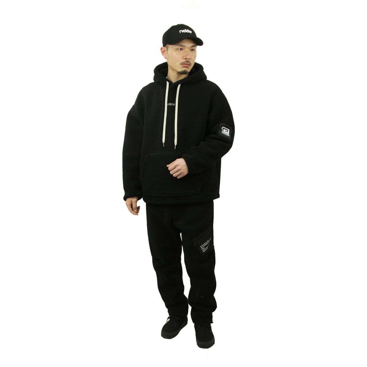 ��С����� ��� ���祬���ѥ�� ��������Ź REVERSAL �ܥȥॹ �ܥ� �ѥ�� rvddw SHEEP BOA JOGGER PANTS rv23aw401 BK BLACK A06B B1C C2D DCE E13F