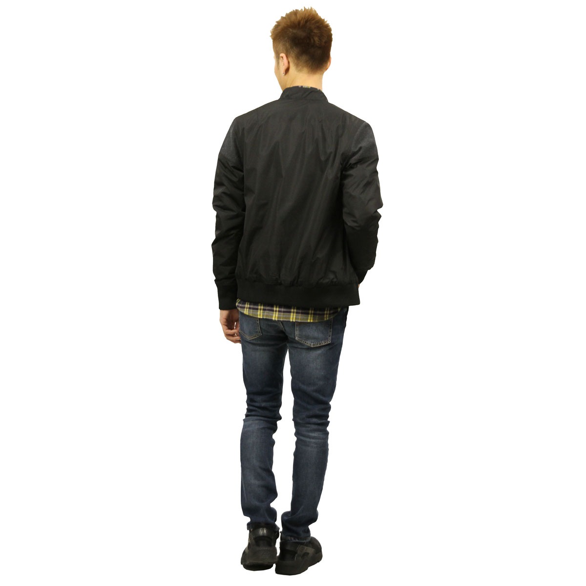 ����Х��� elvine ��������Ź ��� �������� COLIN MA-1 BOMBER JACKET 3003 110 BLACK A91B B1C C1D D4E E13F