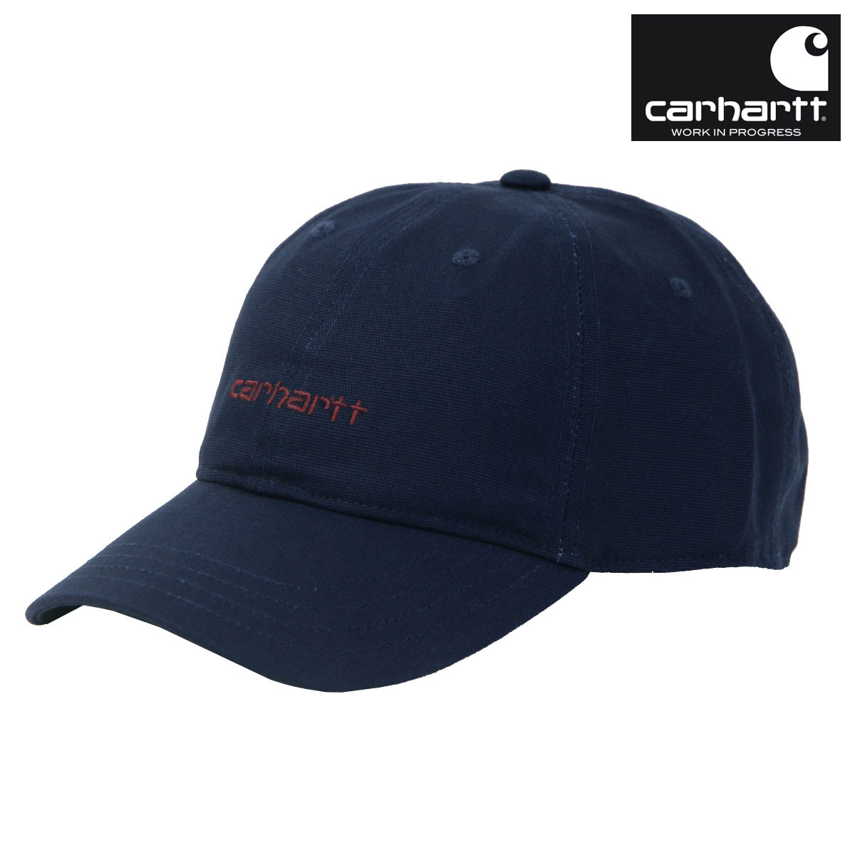 �����ϡ��� ��� ��ǥ����� ����å� ������ CARHARTT WIP ˹�� ���� ���åȥ� CANVAS SCRIPT CAP AIR FORCE BLUE / MALBEC I028876 2DDXX
