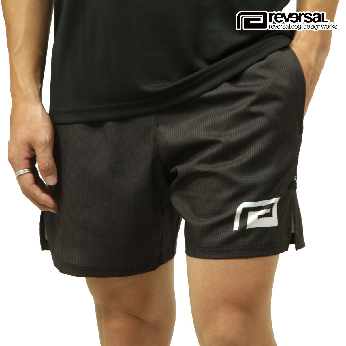 ��С����� ��� ���硼�ȥѥ�� ��������Ź REVERSAL �ܥȥॹ ���˥󥰥ѥ�� SASHIKO RUNNING SHORTS �� rv26ss606 BK BLACK A06B B1C C2D D4E E13F