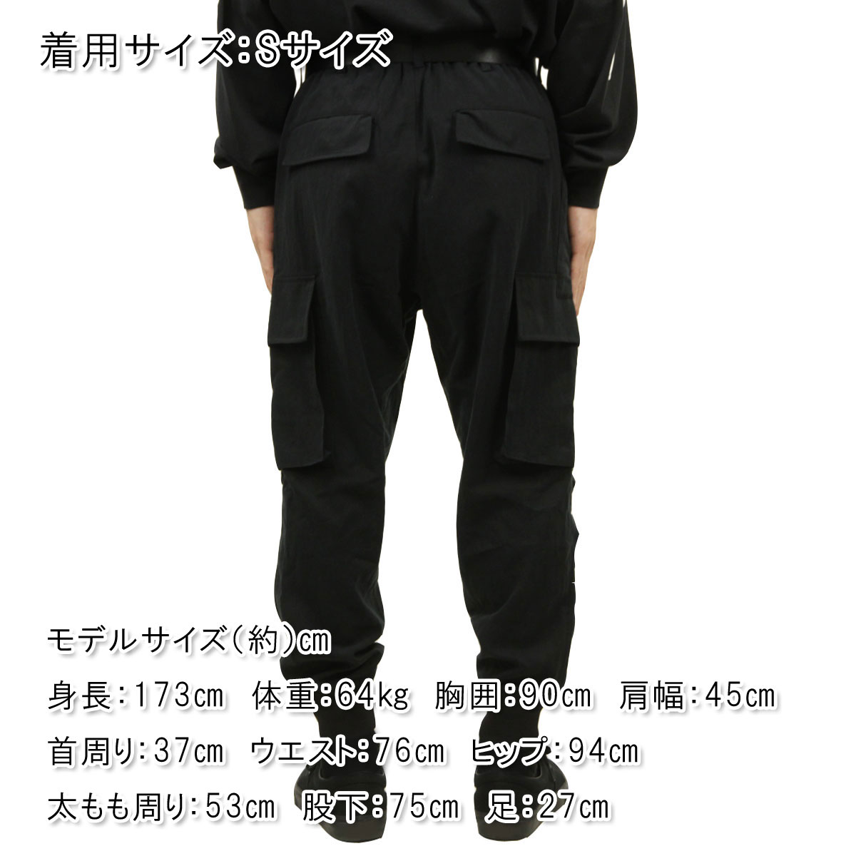 磻꡼  ѥ  Y-3 ܥȥॹ 󥰥ѥ UTILITY CUF LOOSE FIT EASY CARGO PANTS H63081 BLACK