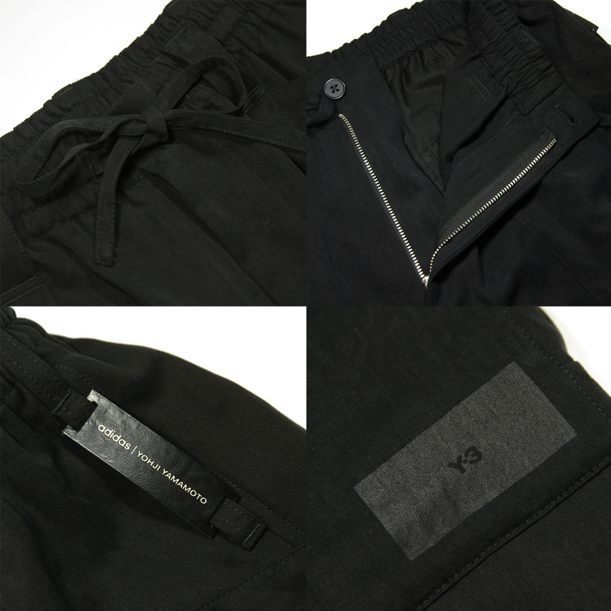 磻꡼  ѥ  Y-3 ܥȥॹ 󥰥ѥ UTILITY CUF LOOSE FIT EASY CARGO PANTS H63081 BLACK