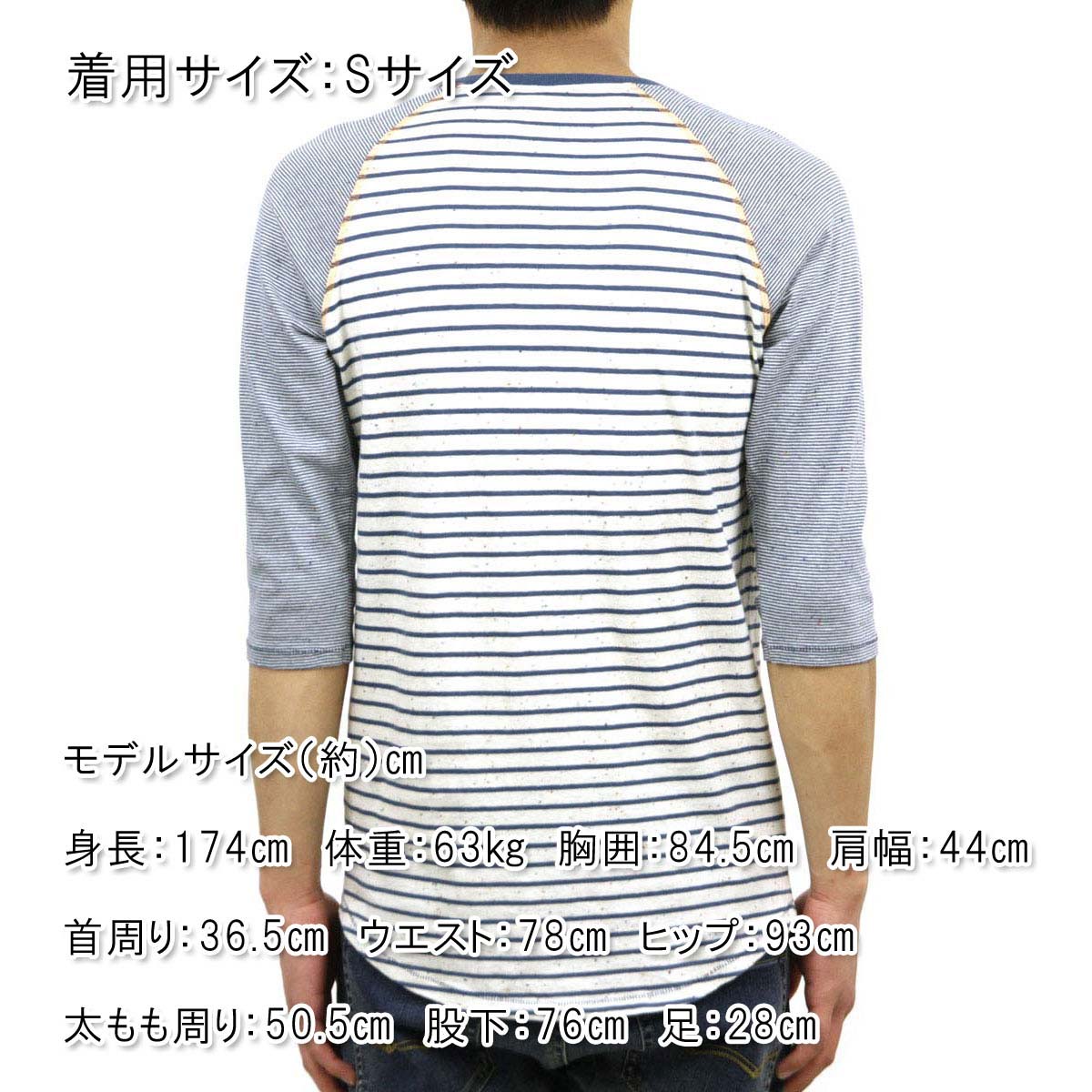 ̡ǥ Nudie Jeans Ź  ʬT Quarter Sleeve Tee WHITE-BLUE A62B B1C C1D D1E E01F