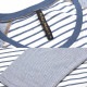 ̡ǥ Nudie Jeans Ź  ʬT Quarter Sleeve Tee WHITE-BLUE A62B B1C C1D D1E E01F