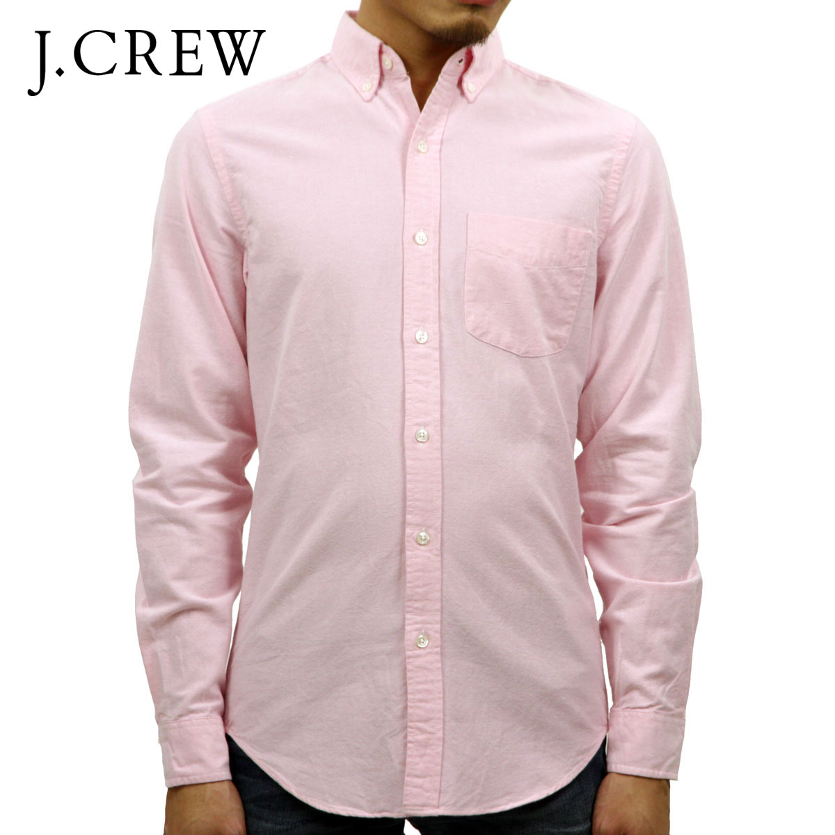 ���������롼 ����� ��� ������ J.CREW Ĺµ����� �ܥ�������󥷥��  VINTAGE OXFORD SHIRT PINK A38B B1C C1D D6E E11F