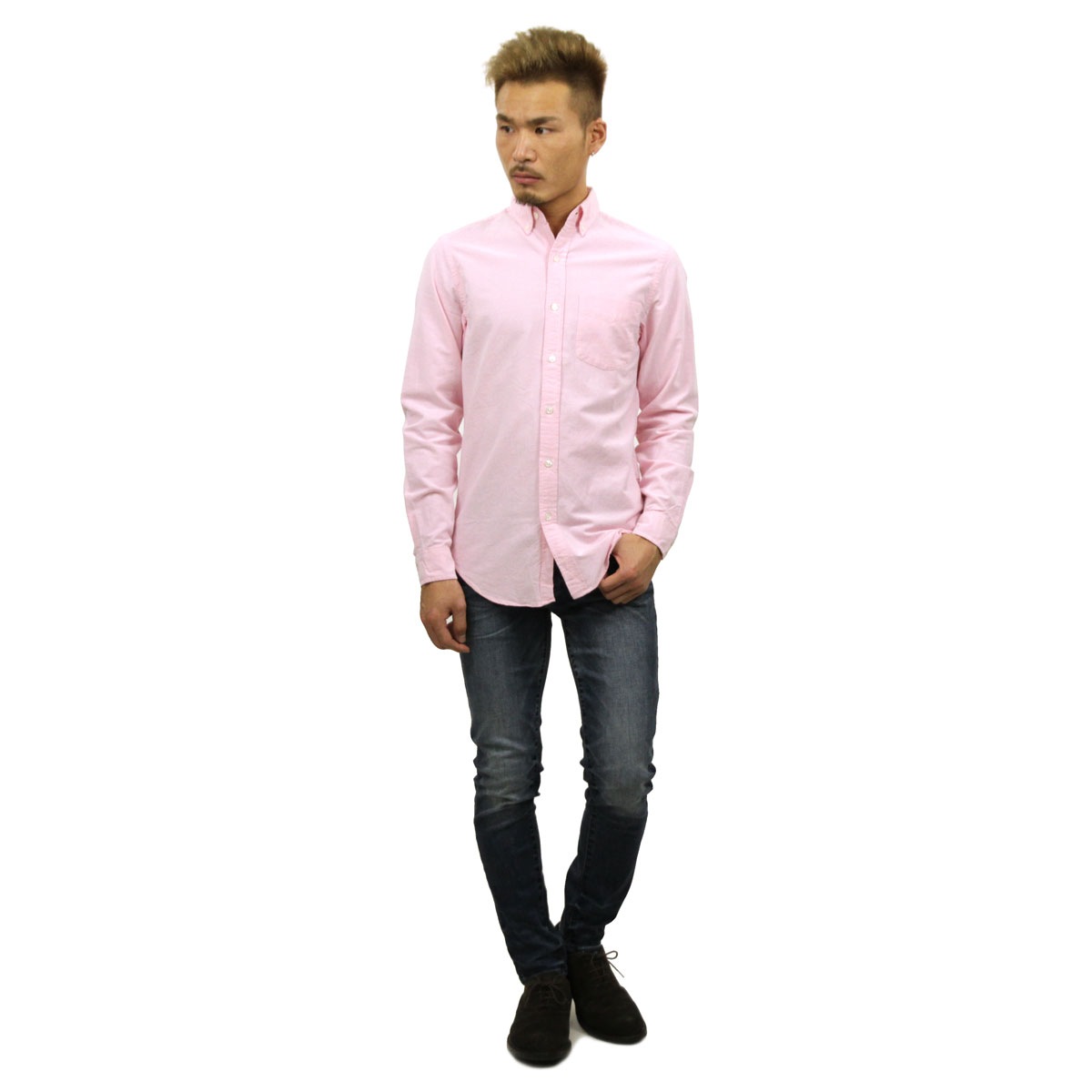 ���������롼 ����� ��� ������ J.CREW Ĺµ����� �ܥ�������󥷥��  VINTAGE OXFORD SHIRT PINK A38B B1C C1D D6E E11F