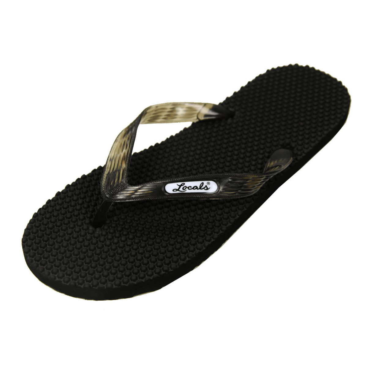 �������륺 ��� ��ǥ����� ������� ��������Ź LOCALS �ӡ���������� �ȥ󥰥������ LOCALS MASSARGE SLIPPA SANDAL 1390 BLACK