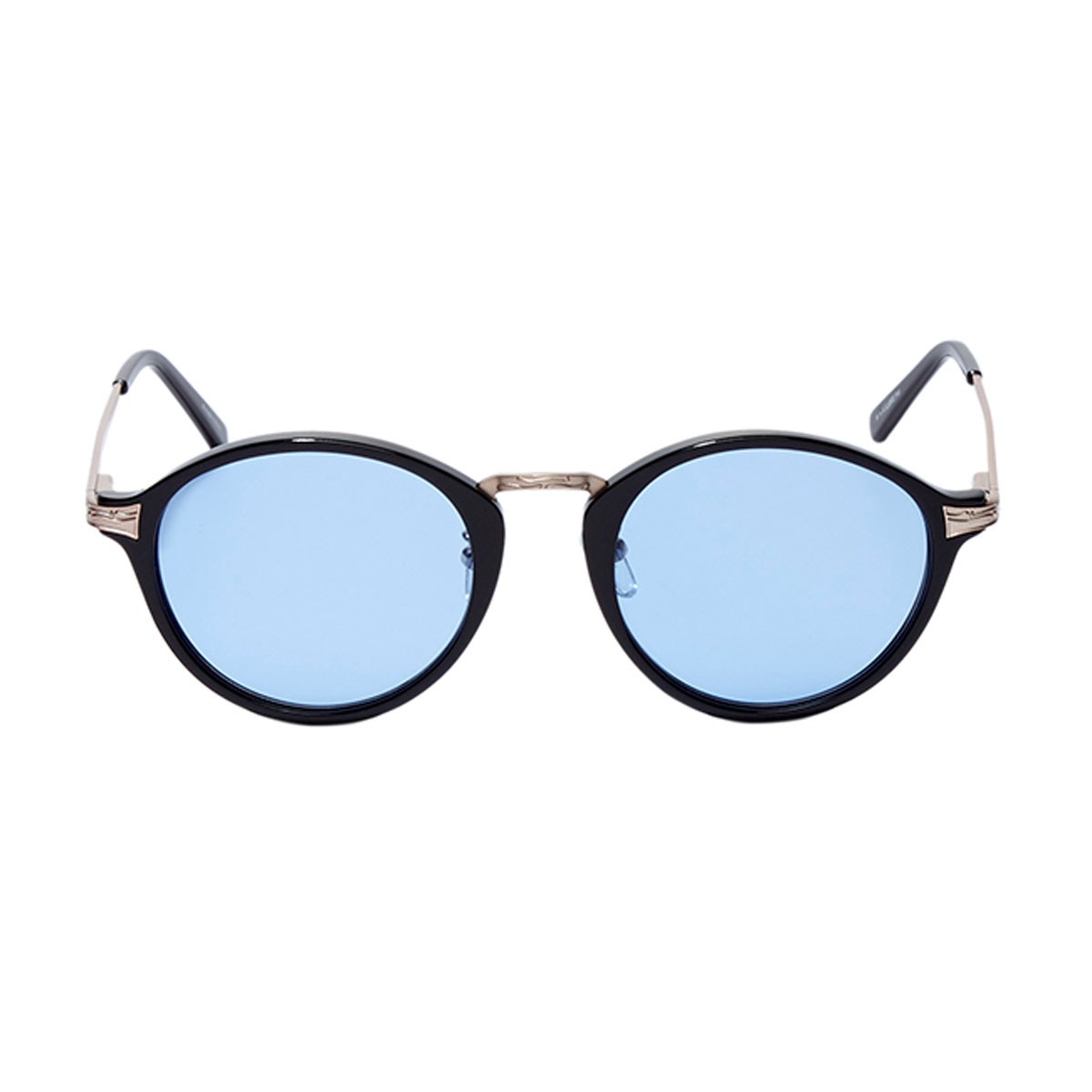 С SABRE Ź 󥰥饹 ᤬ THE FUDGE BLACK-MATTE GOLD METAL FRAME LIGHT BLUE LENS SUNGLASS SV226-137J A55B B3C C3D D1E E13F