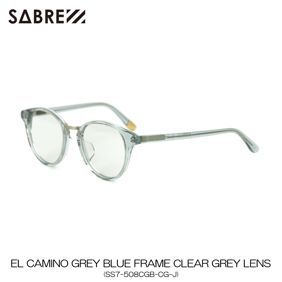 �����С� SABRE ��������Ź ���󥰥饹 ���륫�ߡ��� EL CAMINO GREY BLUE FRAME CLEAR GREY LENS SUNGLASS SS7-508CGB-CG-J A55B B3C C3D D1E E07F