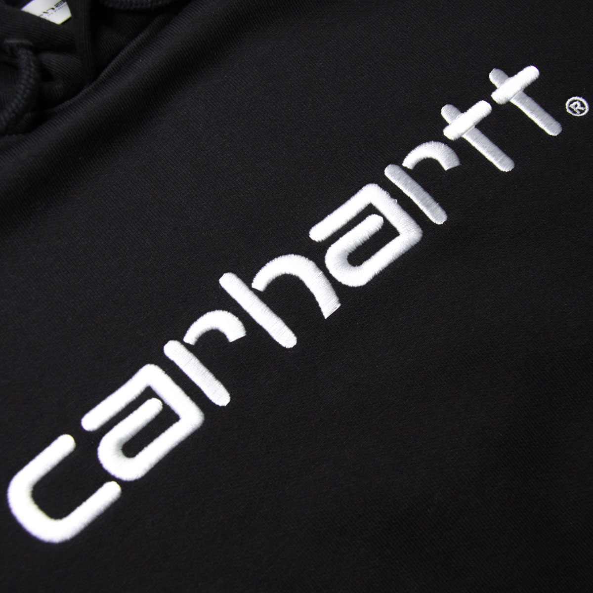 �����ϡ��� �ѡ����� ��� ������ CARHARTT WIP �������åȥץ륪���С��ѡ����� HOODED CARHARTT SWEATSHIRT BLACK / WHITE I027093 AB0B B1C C1D D5E E13F