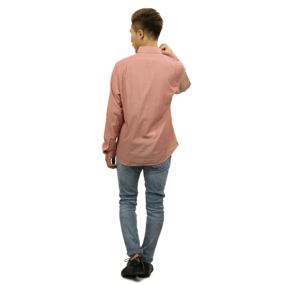 ���������롼 ����� ��� ������ J.CREW Ĺµ����� ��������  SLIM LIGHTWEIGHT CHAMBRAY SHIRT ORANGE A38B B1C C1D D6E E10F