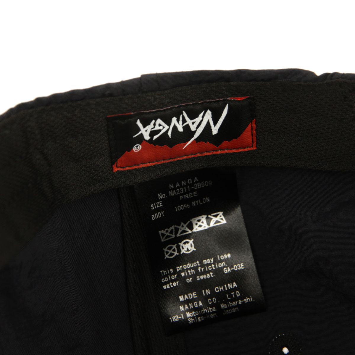 �ʥ� ��� ��ǥ����� ����å� ��������Ź NANGA ���� �ʥ����� �١����ܡ��륭��å� NYLON TUSSER BB CAP NA2311-3B509 BLK BLACK