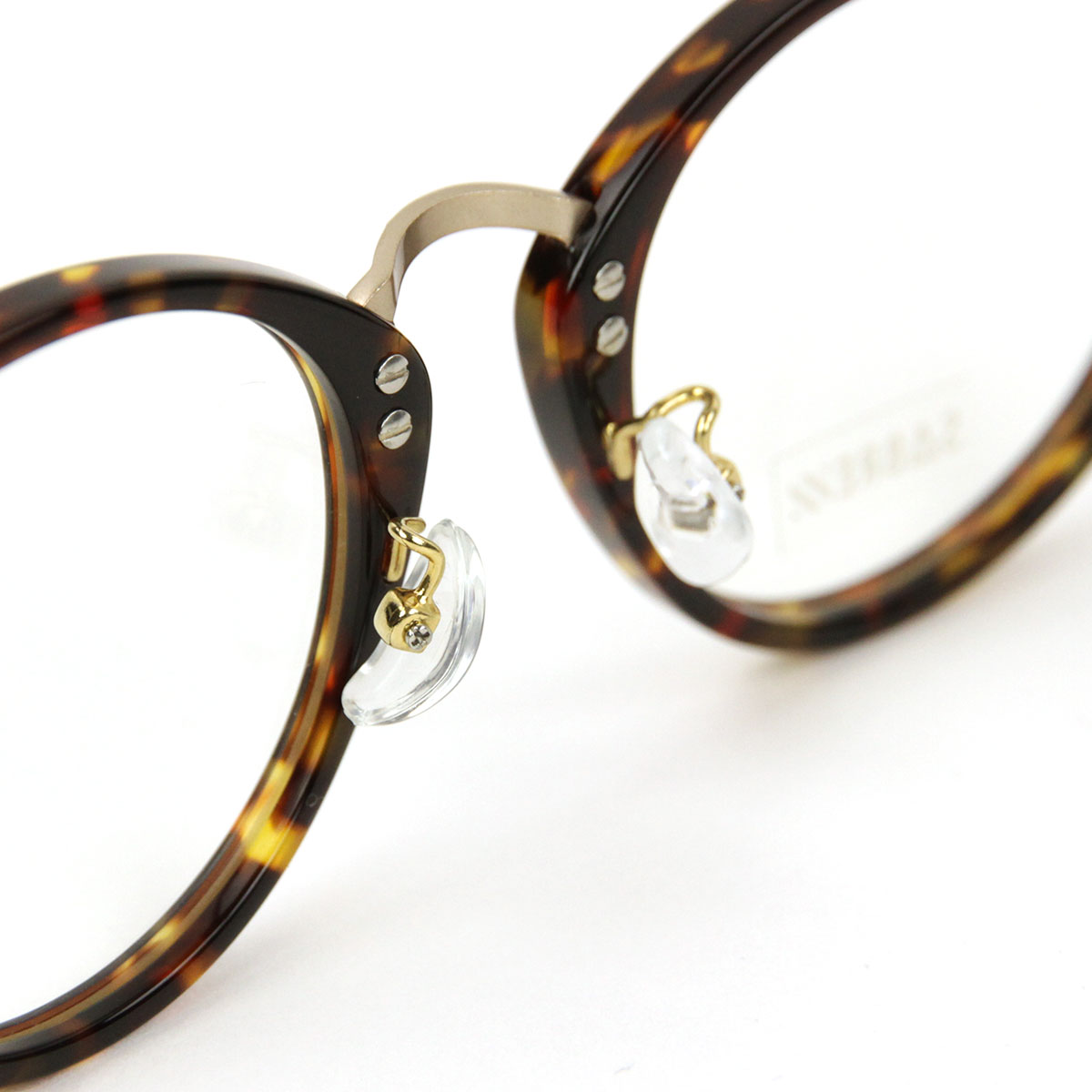 С SABRE Ź 󥰥饹 ᤬ THE FUDGE DARK TORTOISE-MATTE GOLD METAL FRAME CLEAR LENS RX SV226-212J A55B B3C C3D D1E E04F