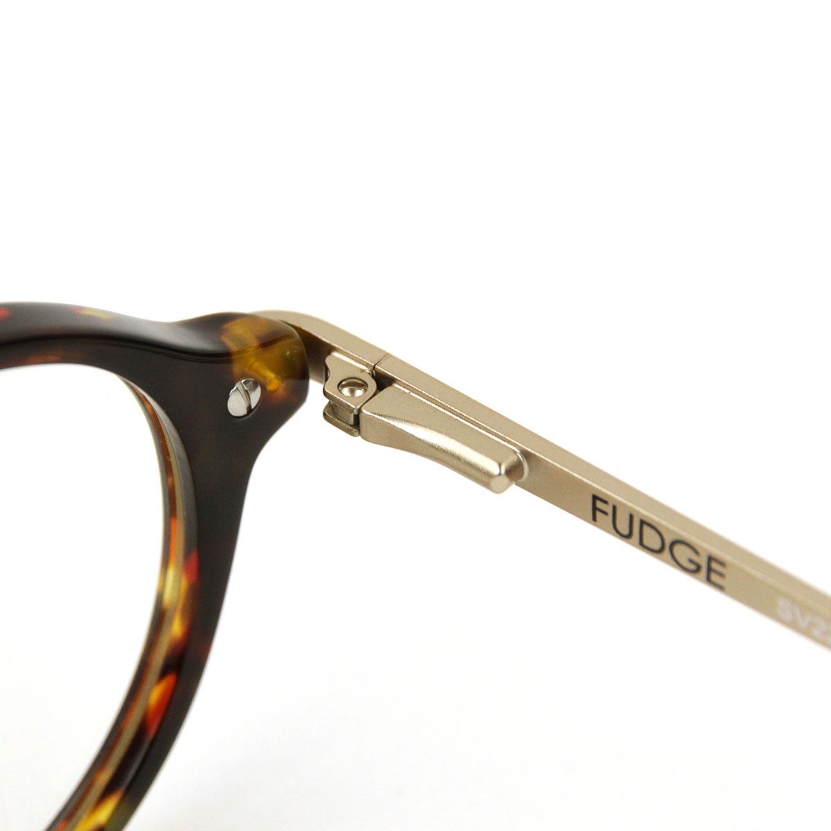 С SABRE Ź 󥰥饹 ᤬ THE FUDGE DARK TORTOISE-MATTE GOLD METAL FRAME CLEAR LENS RX SV226-212J A55B B3C C3D D1E E04F
