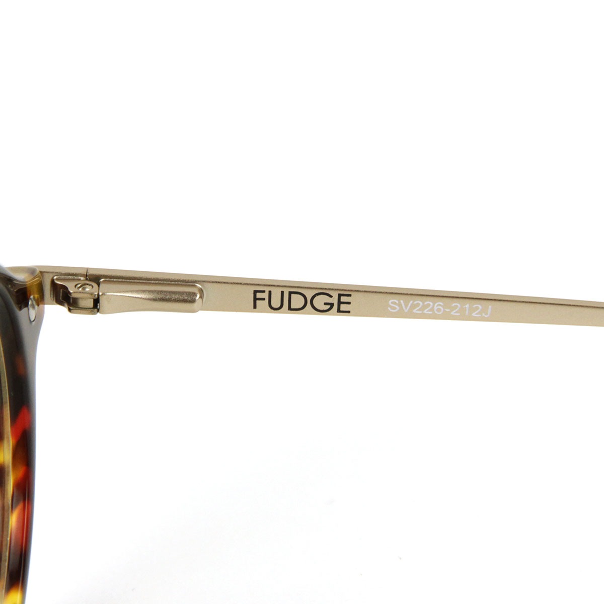 С SABRE Ź 󥰥饹 ᤬ THE FUDGE DARK TORTOISE-MATTE GOLD METAL FRAME CLEAR LENS RX SV226-212J A55B B3C C3D D1E E04F