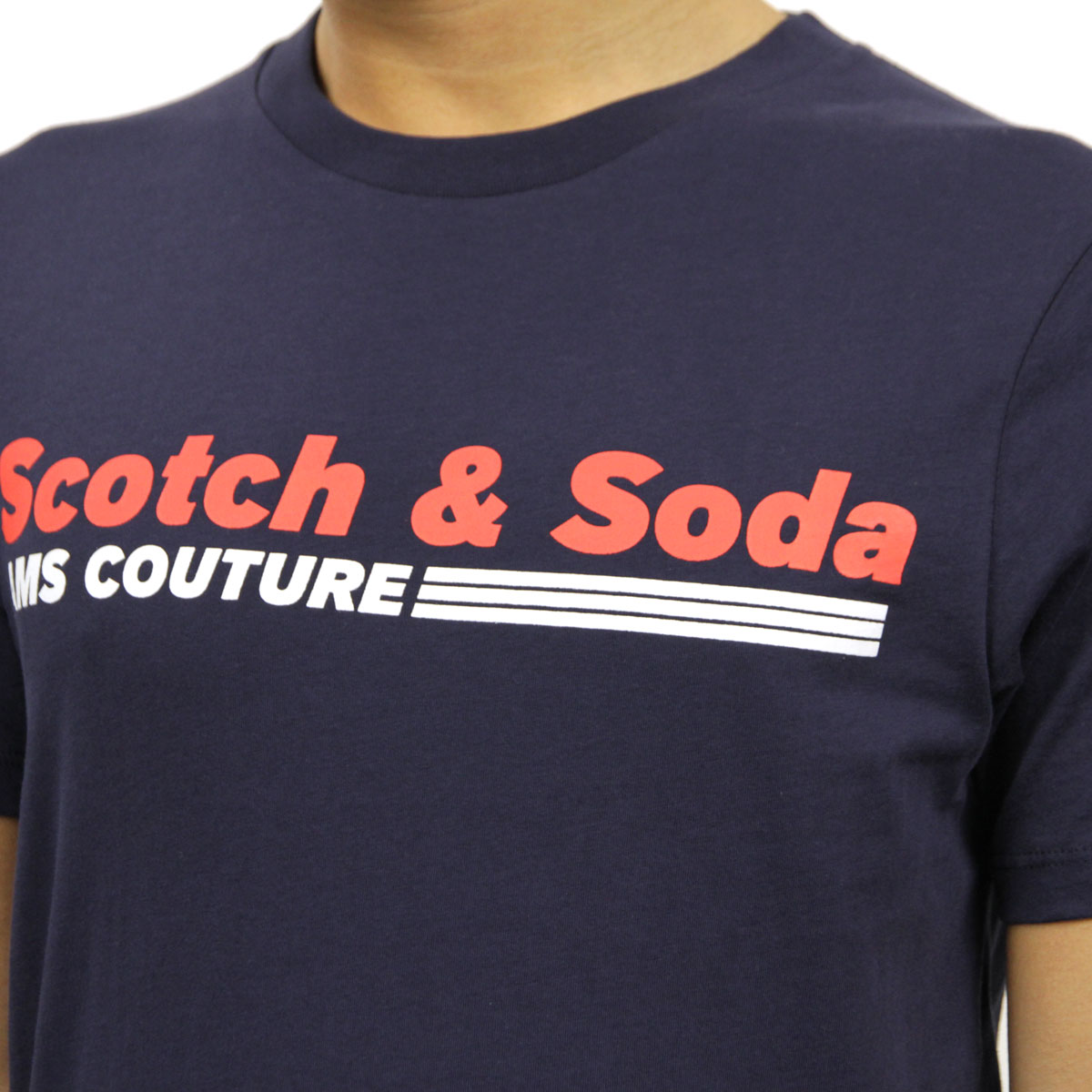 �����å�����ɥ����� SCOTCH��SODA ��������Ź ��� ���롼�ͥå� Ⱦµ����T����� SPORTY LOGO ARTWORK CREWNECK TEE 149030 0002 NIGHT A39B B1C C1D D1E E06F