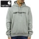 �����ϡ��� �ѡ����� ��� ������ CARHARTT WIP �������åȥץ륪���С��ѡ����� HOODED CARHARTT SWEATSHIRT GREY HEATHER / BLACK I027093 AB0B B1C C1D D5E E02F