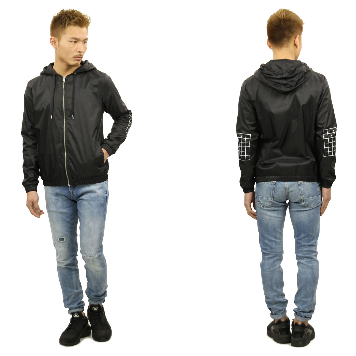 ϥ HAN KJOBENHAVN  㥱å TECH ZIP HOOD 69.2 BLACK A56B B1C C1D D4E E13F