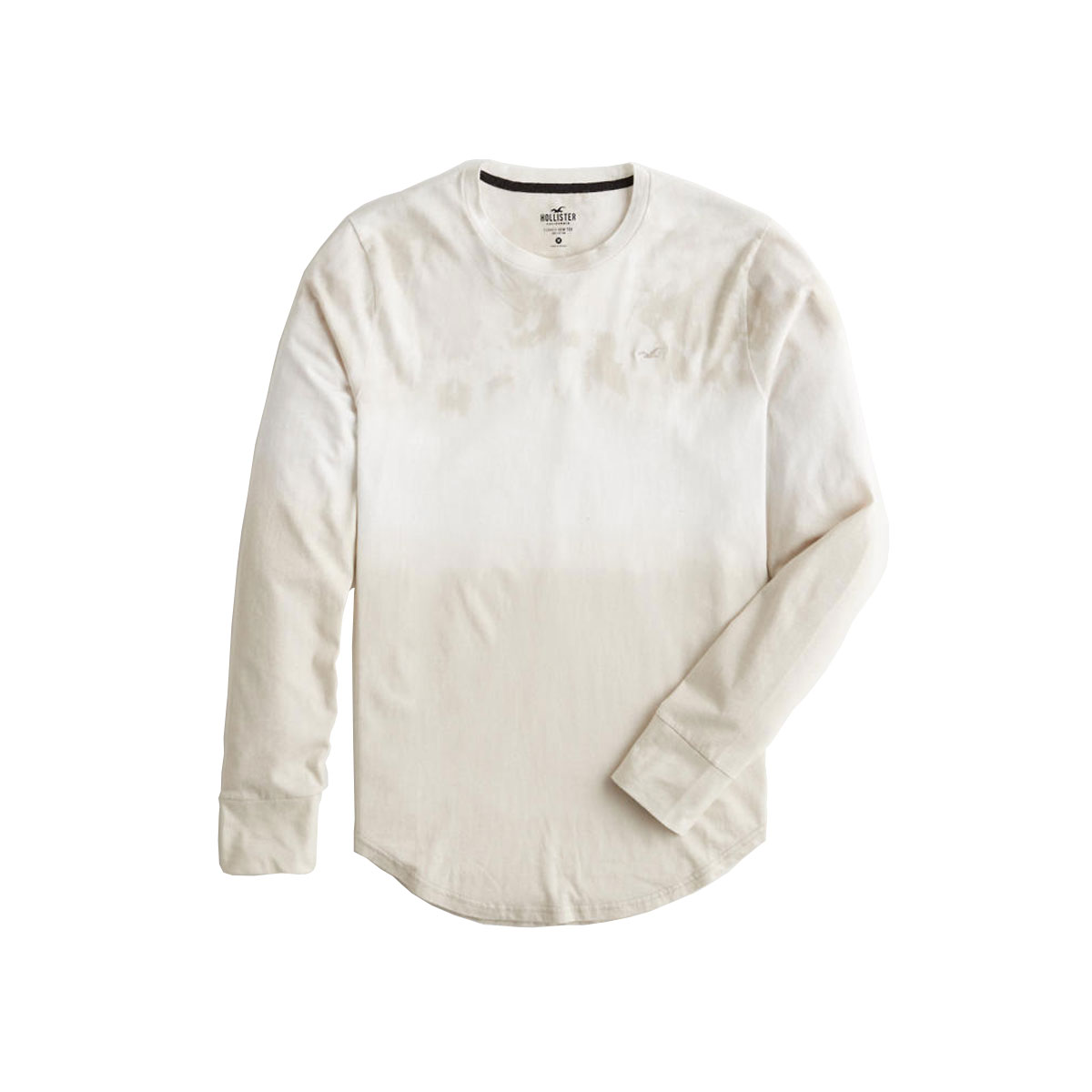 �ۥꥹ���� ����T ��� ������ HOLLISTER ĹµT����� ���롼�ͥå�T����� ���������ԥ���� Tie-Dye Curved Hem T-Shirt 324-368-0689-406