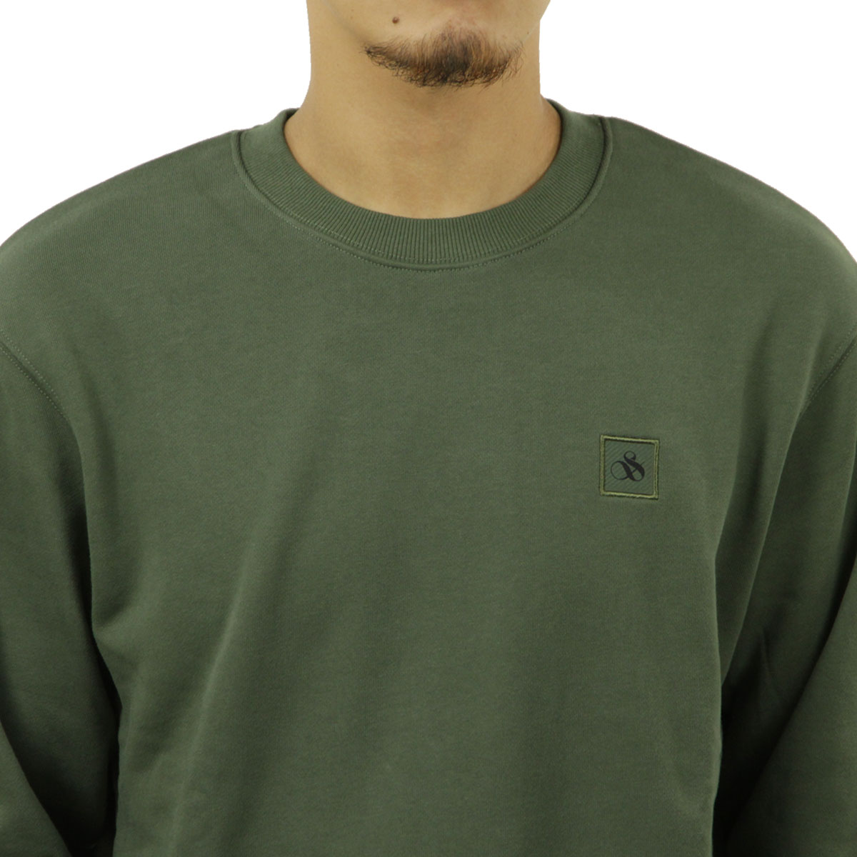 �����å�����ɥ����� ��� �������å� ��������Ź SCOTCH��SODA ���롼�ͥå� �ȥ졼�ʡ� SEASONAL CORE - REGULAR-FIT LOGO SWEATSHIRT 181275 301 43806 58 THYME (DARK OLIVE) A39B B1C C1D D5E E08F