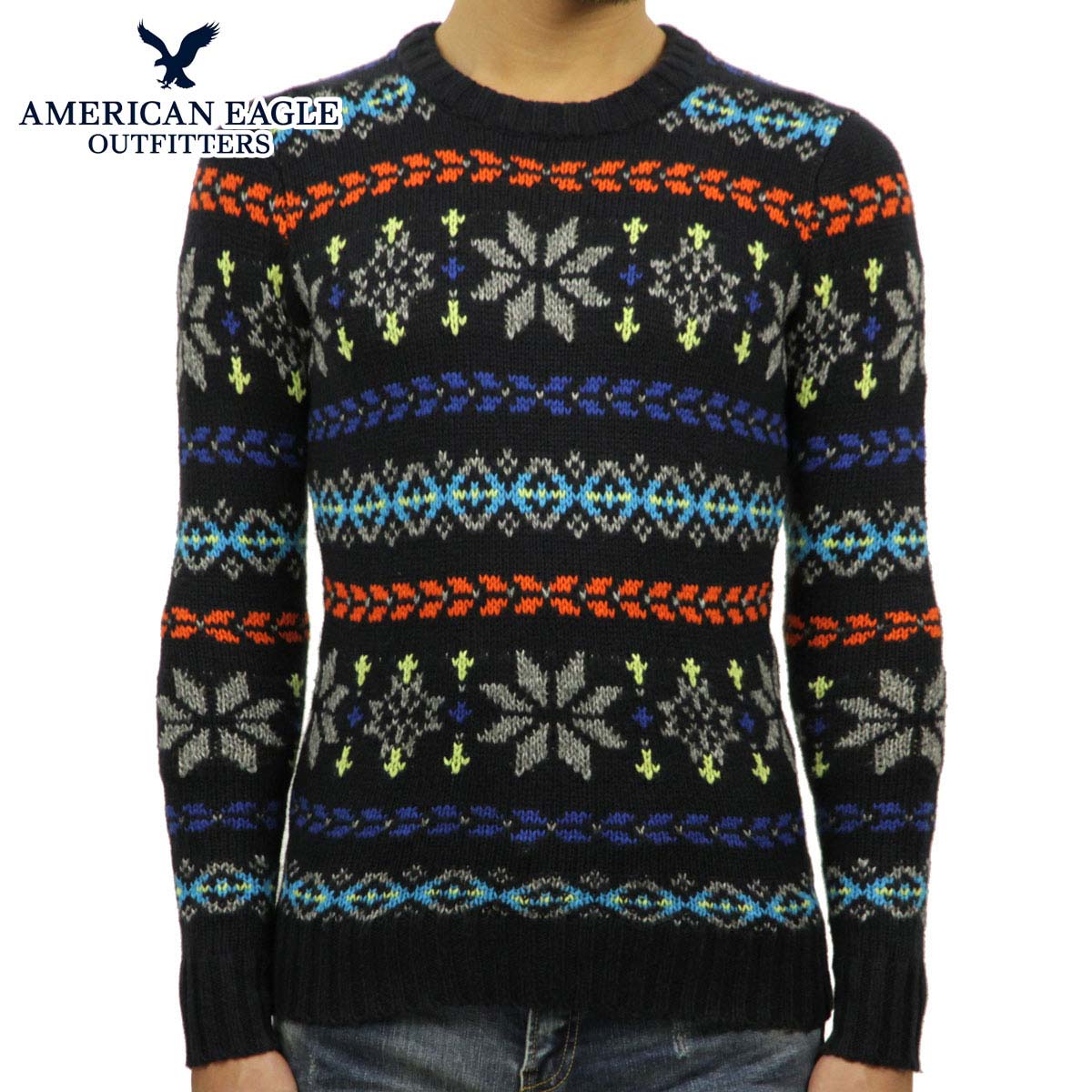 ����ꥫ�󥤡����� �������� ��� ������ AMERICAN EAGLE  CREW SWEATER 0512-9994 A04B B1C C1D D7E E06F